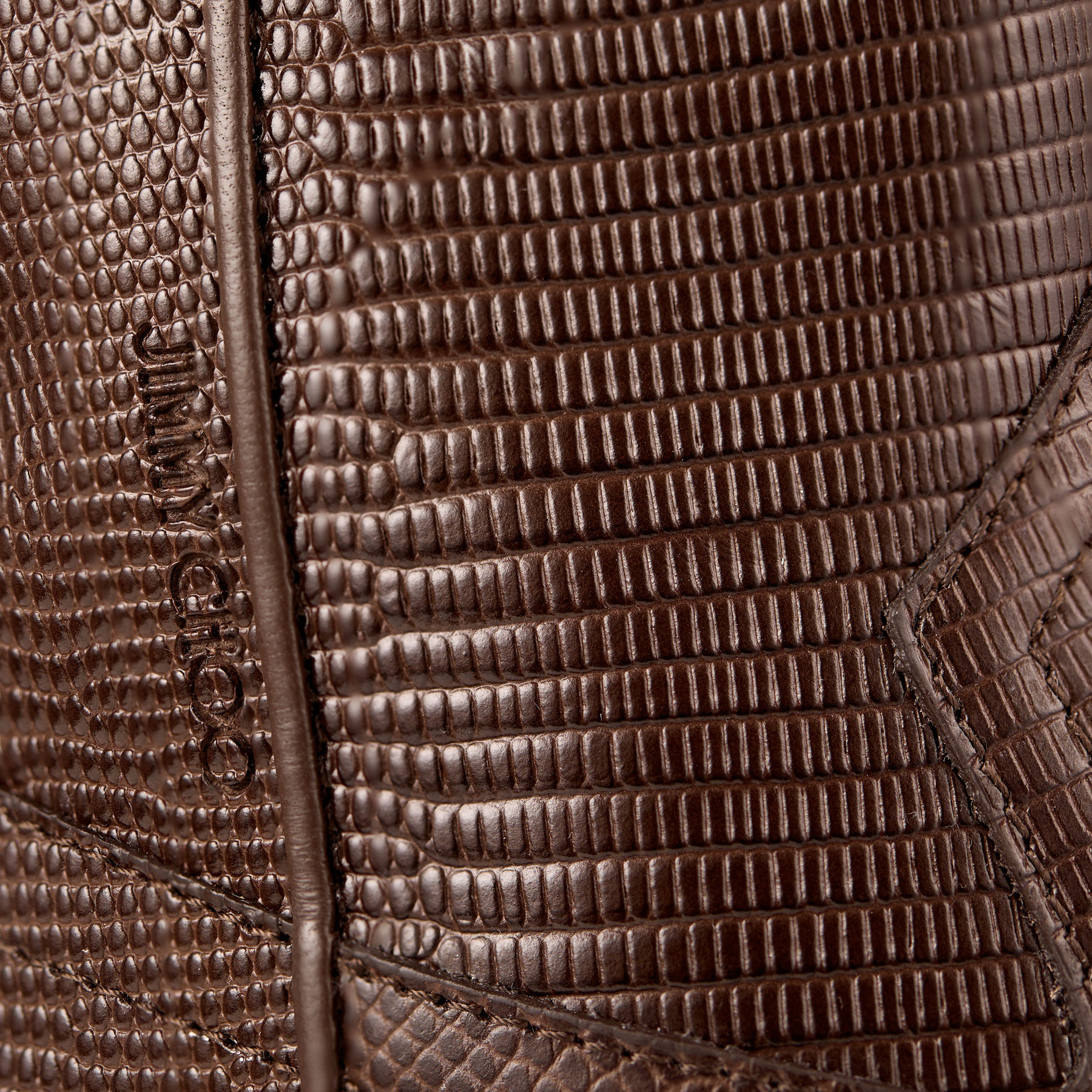 Cece Ankle Boot 60 Coffee Lizard Printed Leather Ankle Boots