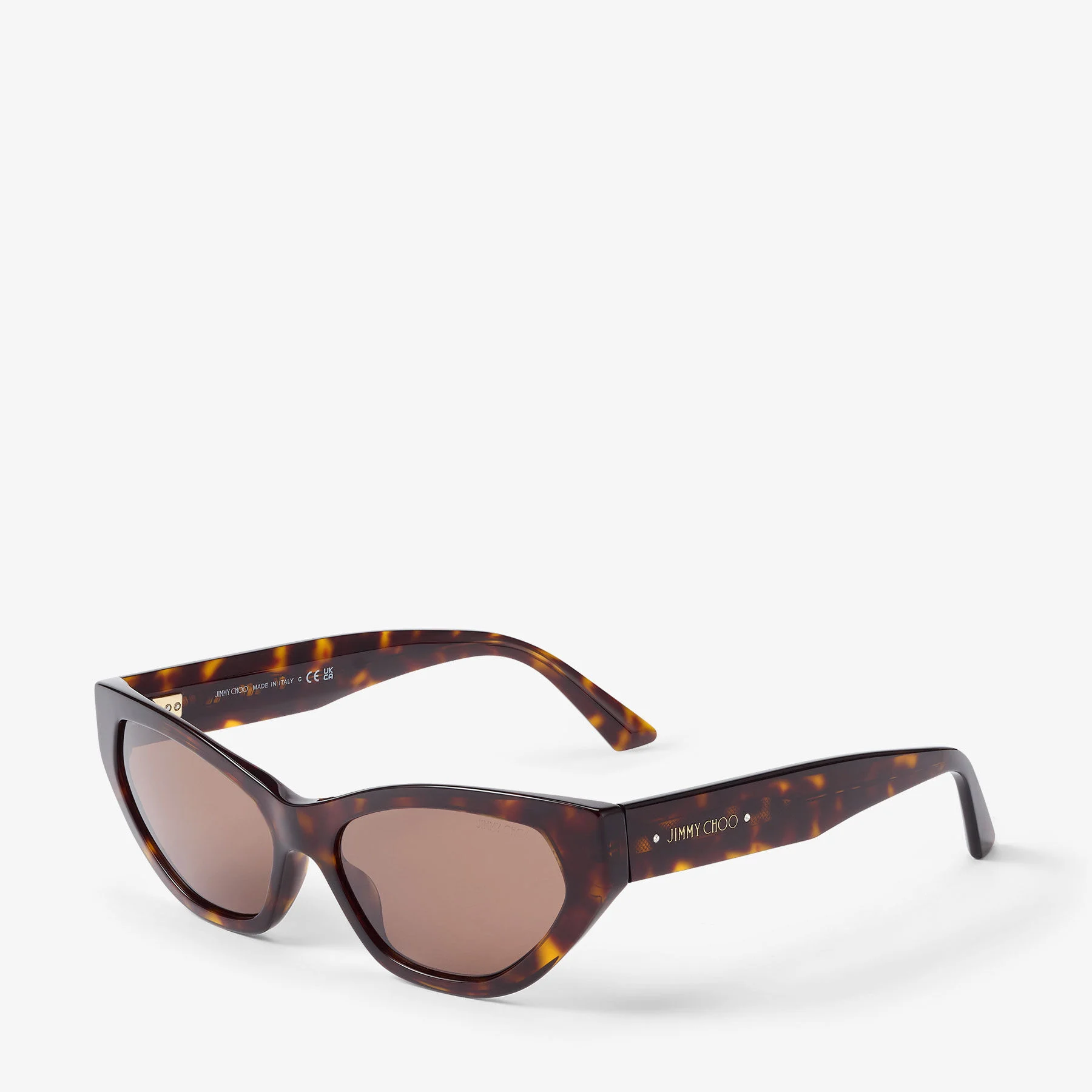 Leyla Brown Havana Cat Eye Sunglasses
