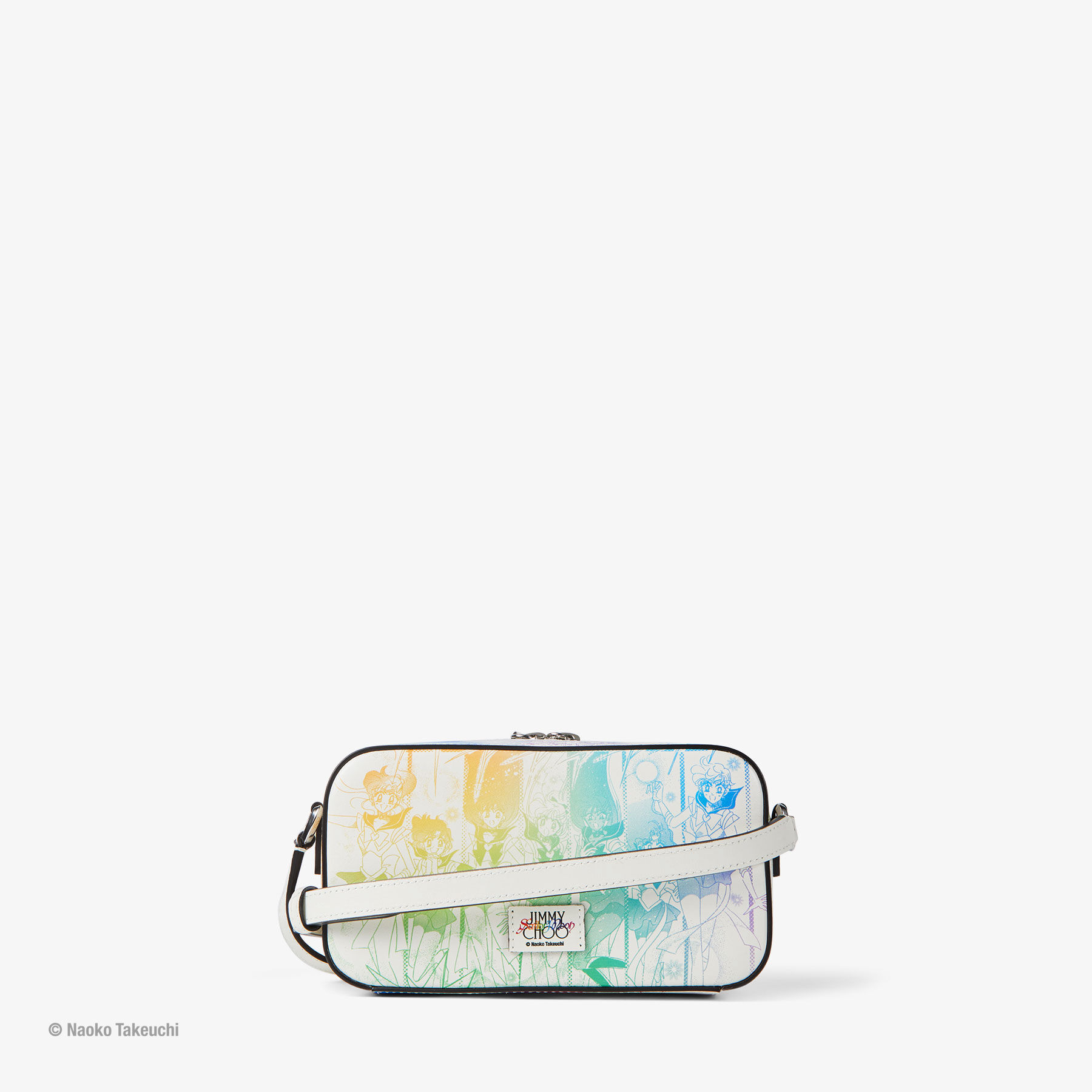 Sailor Guardians Phone Holder Multicolour Manga Print Leather Phone Bag