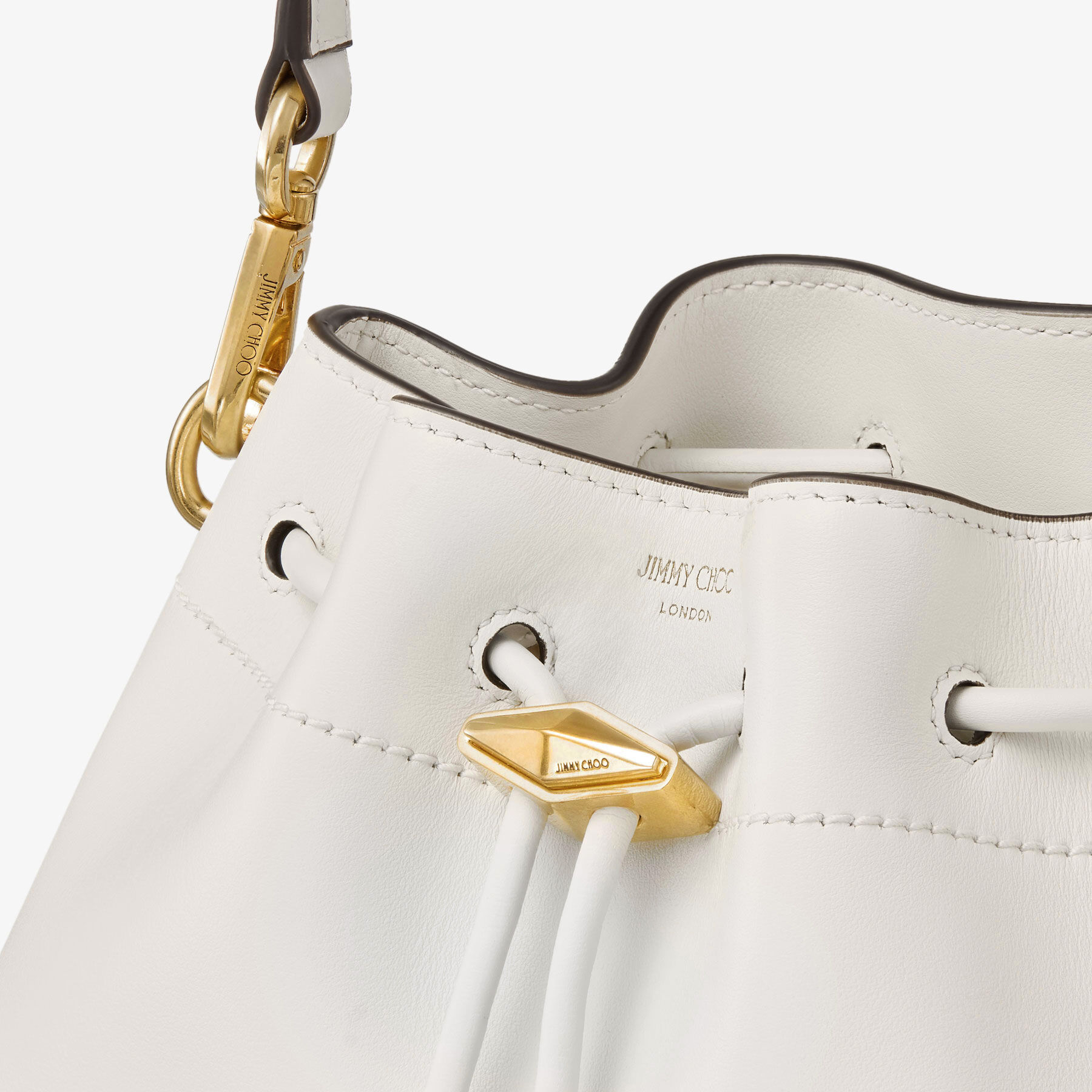 Cinch S Latte Calf Leather Bag