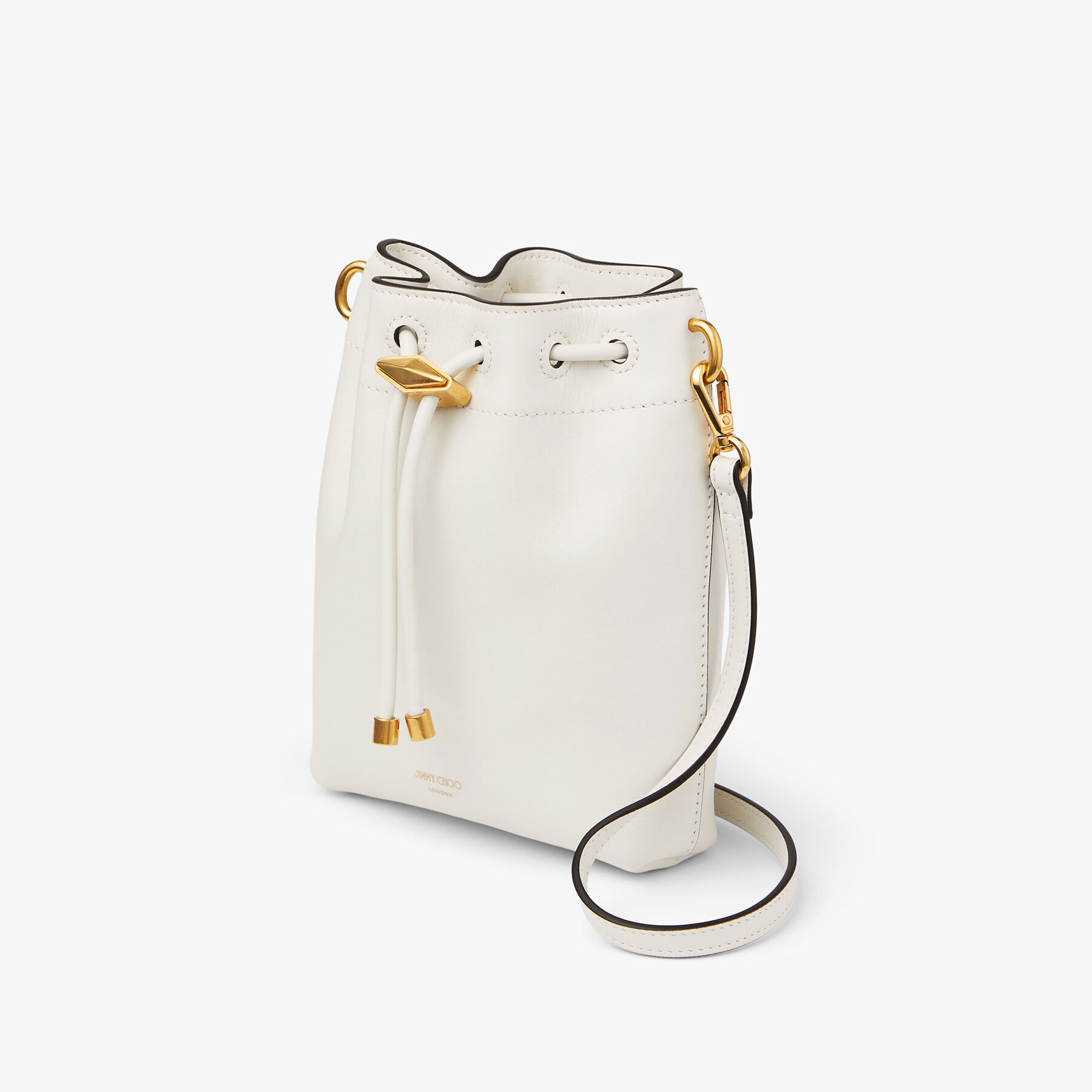 Cinch Mini Latte Leather Mini Bag