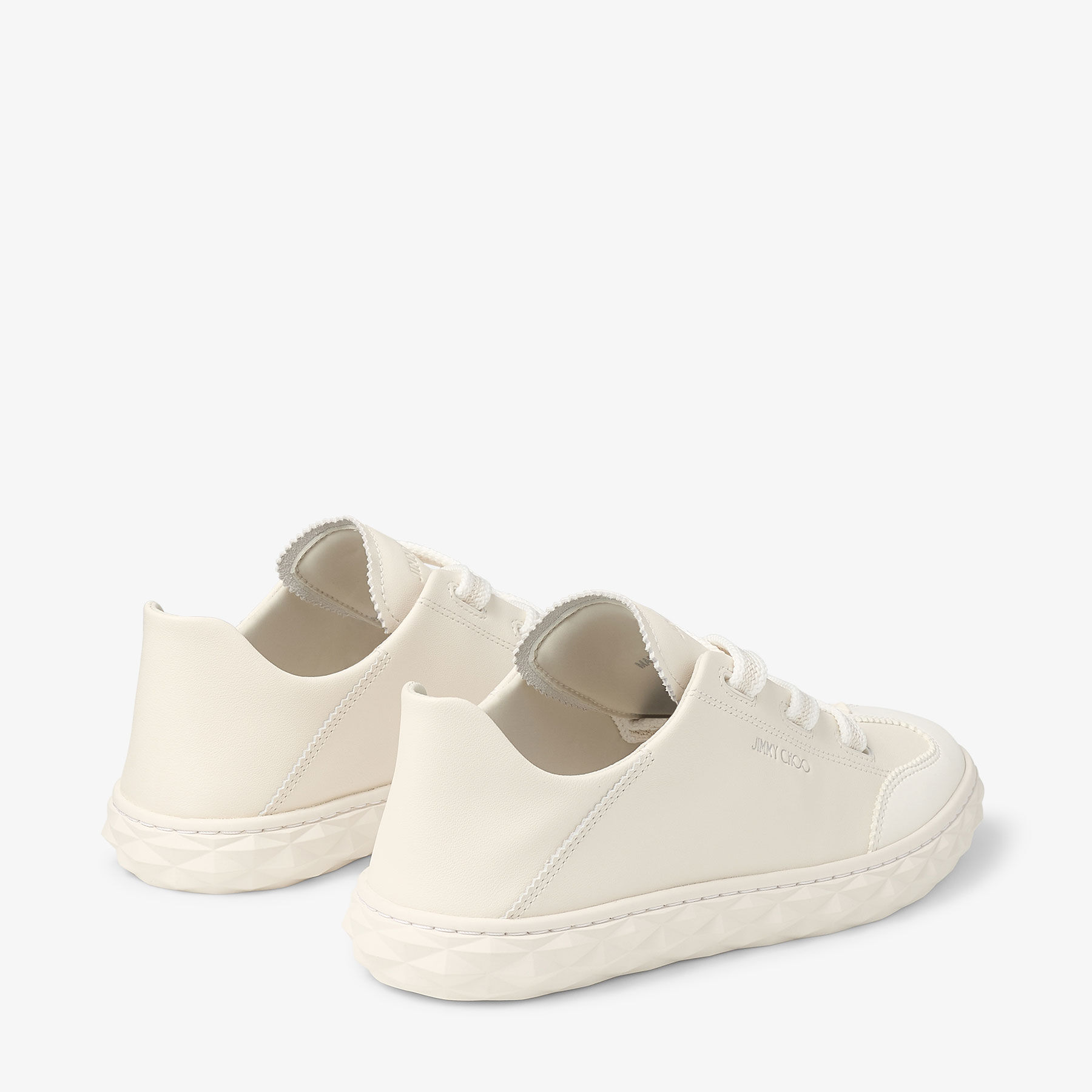 Diamond Light Flex F Latte Leather Trainers
