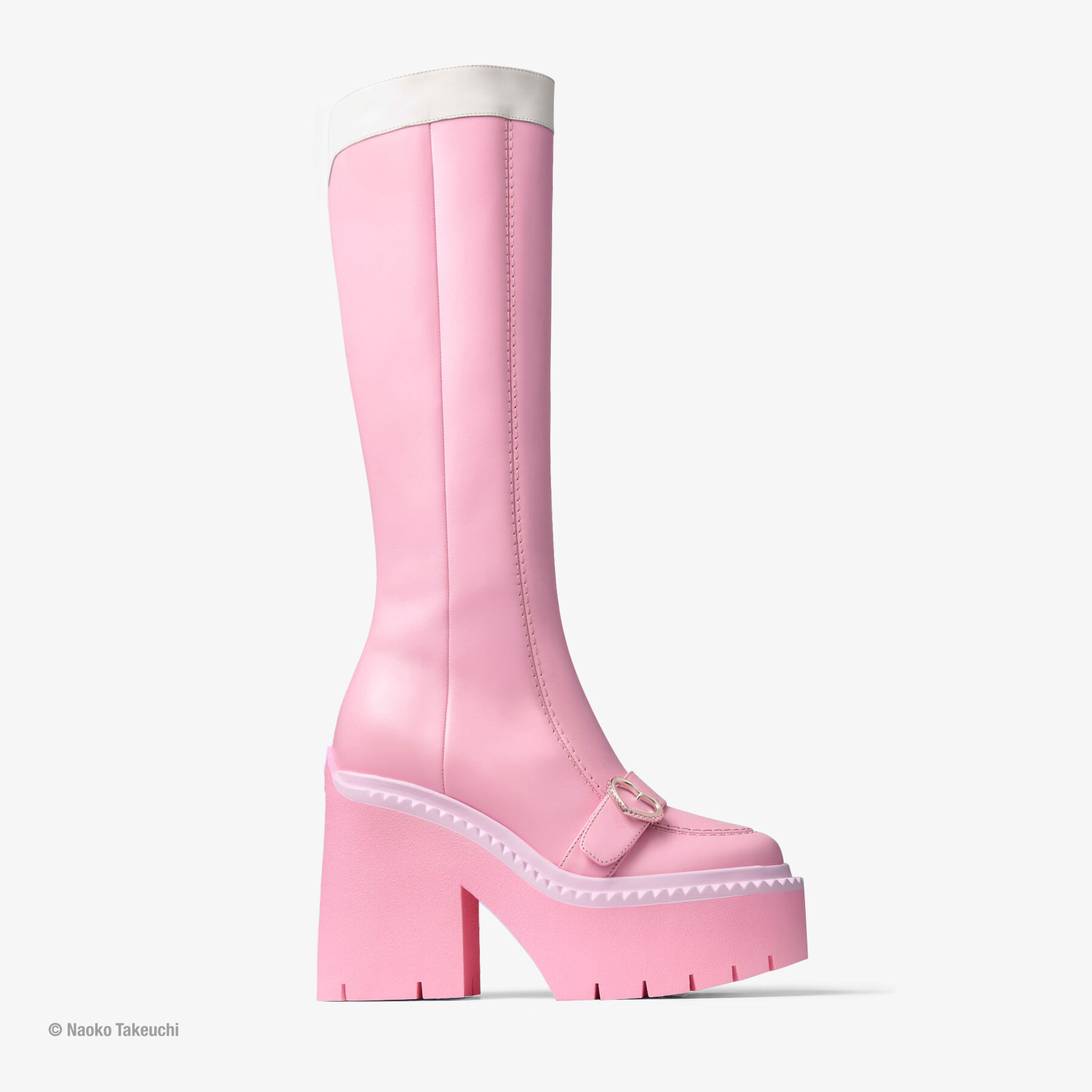 Sailor Chibi Moon Boot 120 Baby Pink Leather Boots