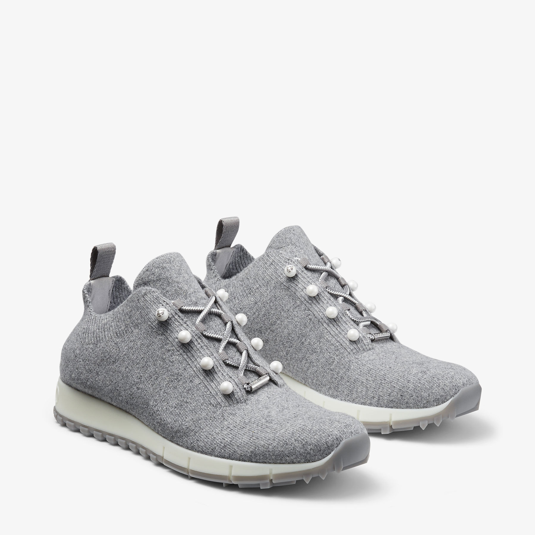 Veles Ash Cashmere Knit Trainers