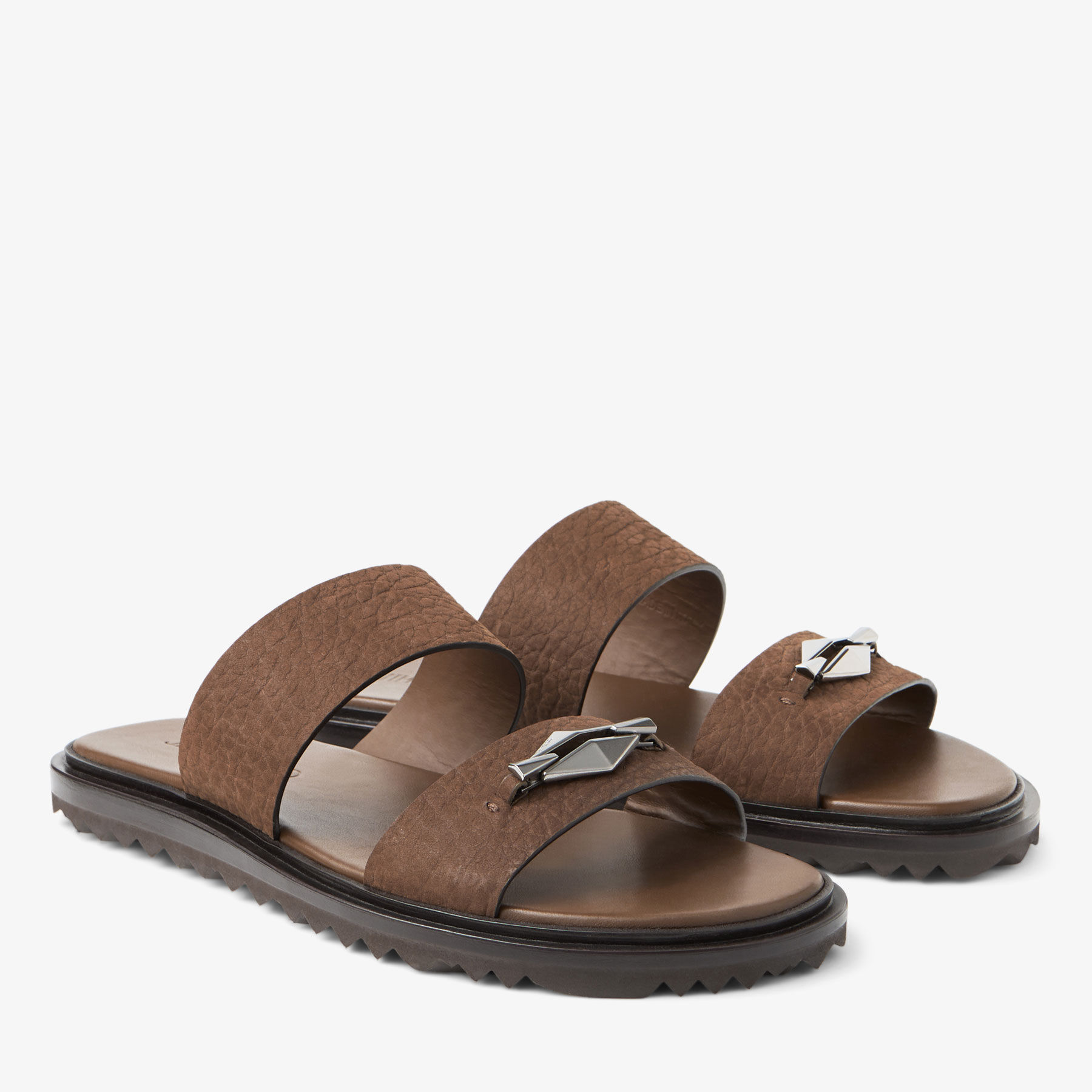 Raiden Sandal M Oak Nubuck Leather Sandals