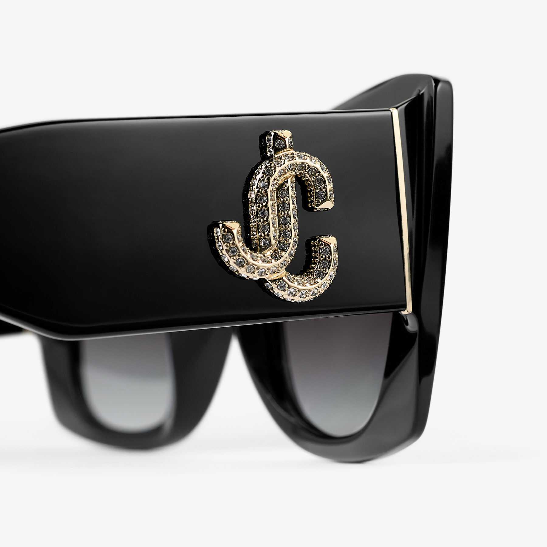 Juliana Black Square Sunglasses