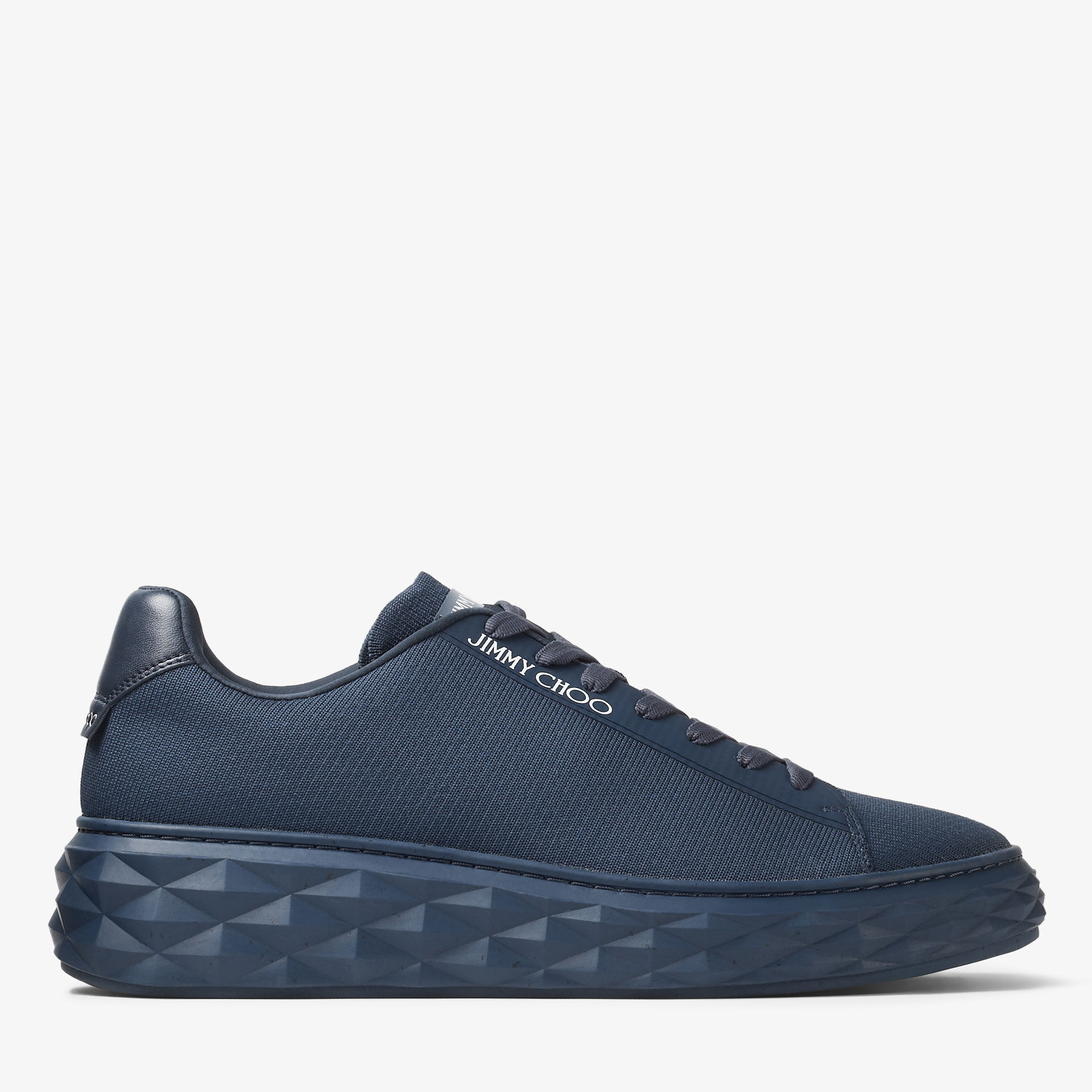 Diamond Light Maxi M Navy Knit Trainers