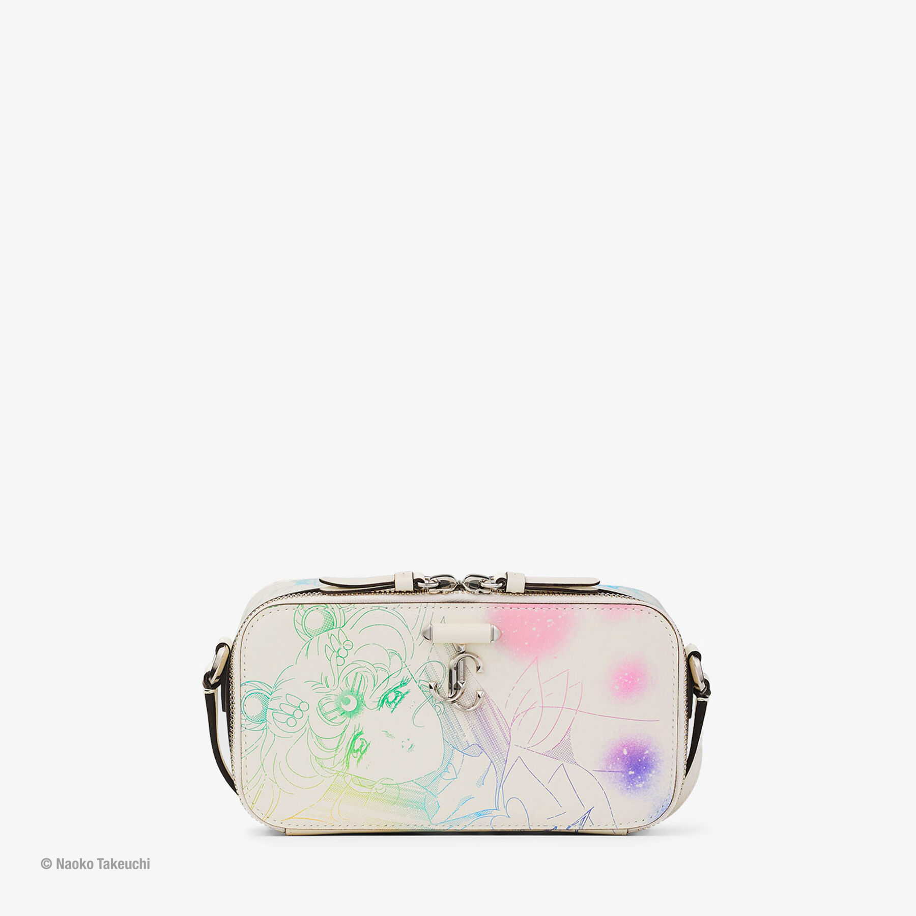 Sailor Guardians Phone Holder Multicolour Manga Print Leather Phone Bag