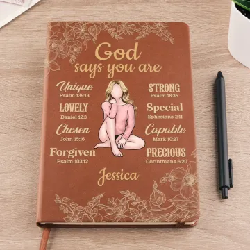 You Are Unique In This World - Family Personalized Custom Leather Journal - Gift For Yourself, Best Friends, Siblings, Family Members