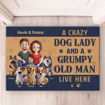A Piece Of My Heart - Dog Personalized Custom Home Decor Decorative Mat - House Warming Gift For Pet Owners, Pet Lovers