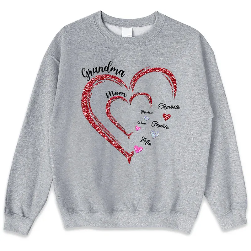 A Garden Of Love Grows In A Granny's Heart - Family Personalized Custom Unisex T-shirt, Hoodie, Sweatshirt - Gift For Mom, Grandma