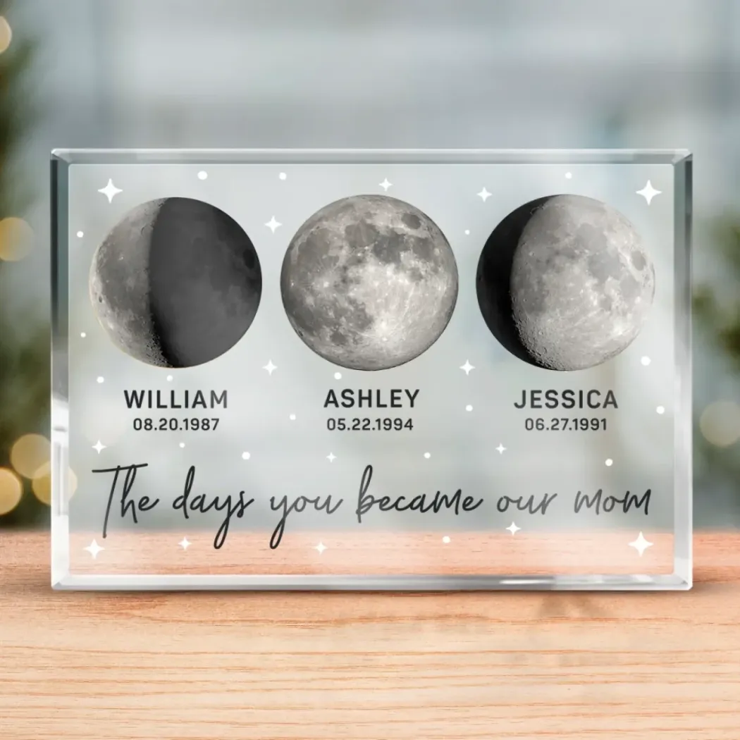 A Mother's Love, Always Guiding Us - Family Personalized Custom Rectangle Shaped Acrylic Plaque - Mother's Day, Gift For Mom, Grandma