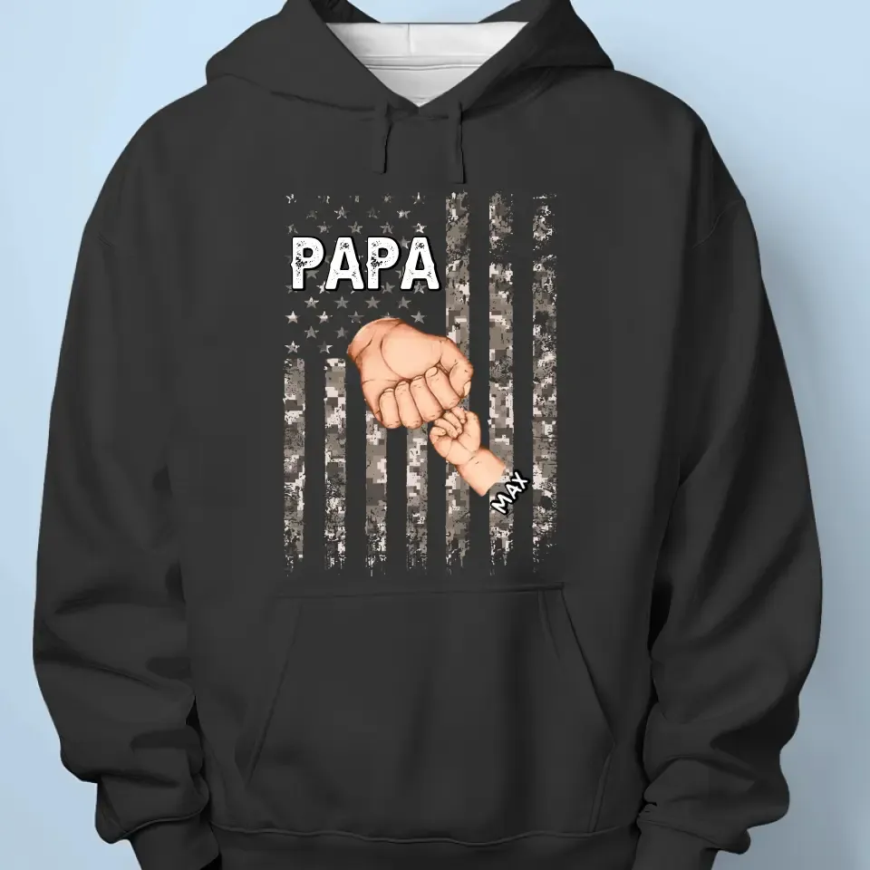 Grandpa Is Like Dad Without Rules - Family Personalized Custom Unisex T-shirt, Hoodie, Sweatshirt - New Arrival, Father's Day, Birthday Gift For Grandpa AMZ