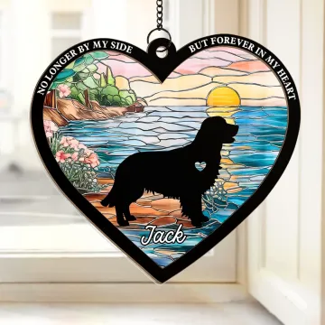 A Dog��s Love, An Everlasting Memory - Memorial Personalized Window Hanging Suncatcher Ornament - Sympathy Gift For Pet Owners, Pet Lovers