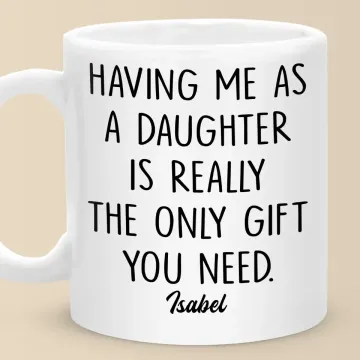 Being My Parent Is The Ultimate Blessing - Family Personalized Custom Mug - Gift for Mom, Dad