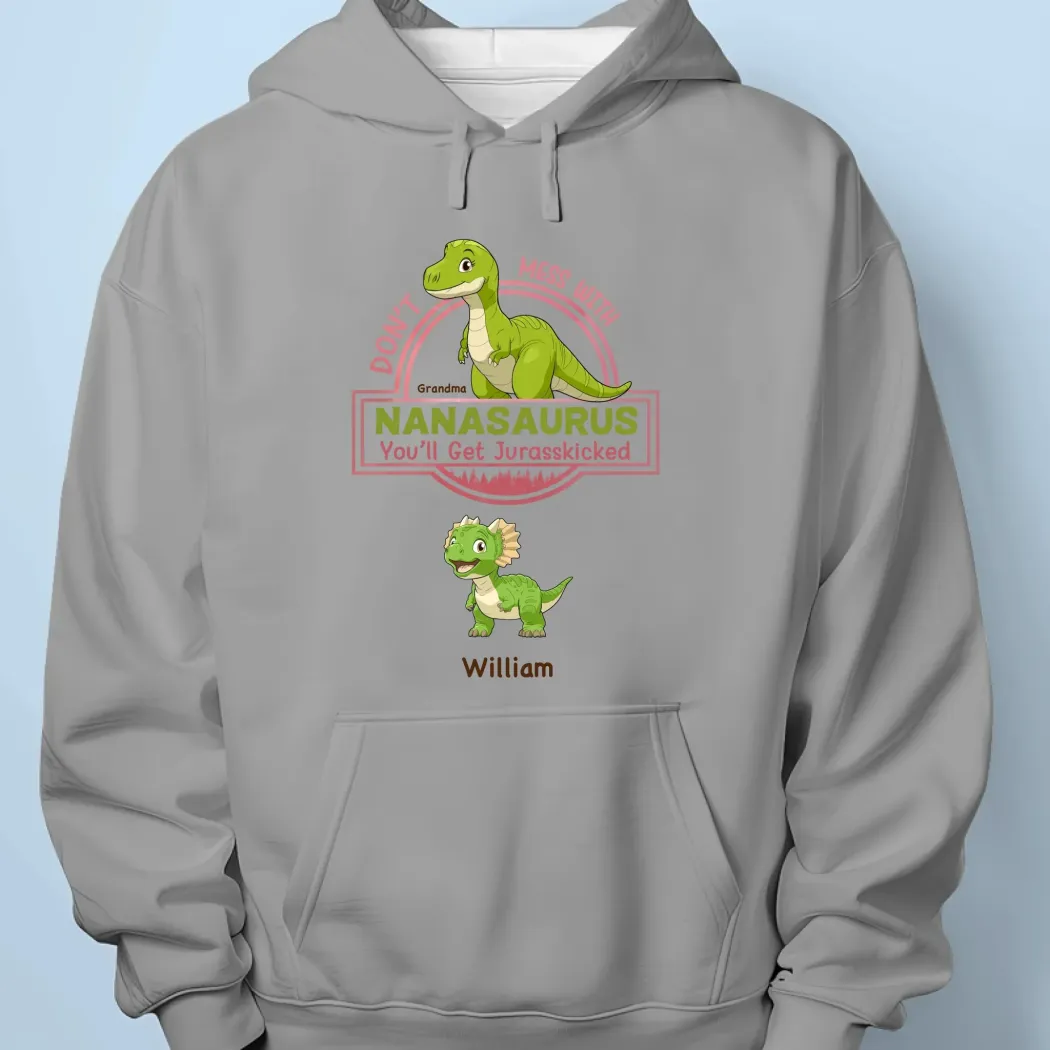 Jurassic Love, Jurassic Strength -  Family Personalized Custom Unisex T-shirt, Premium T-shirt, Hoodie - Mother's Day Gift For Mom, Grandma