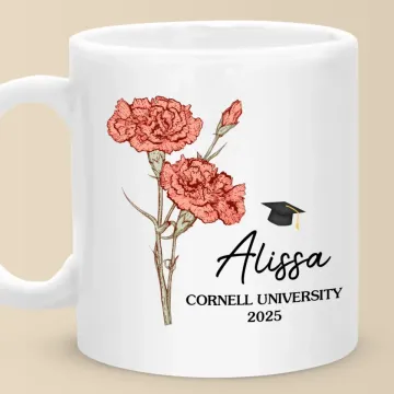Dream Big, Work Hard, Stay Focused - Family Personalized Custom Mug - Graduation Gift For Family Members, Siblings, Brothers, Sisters
