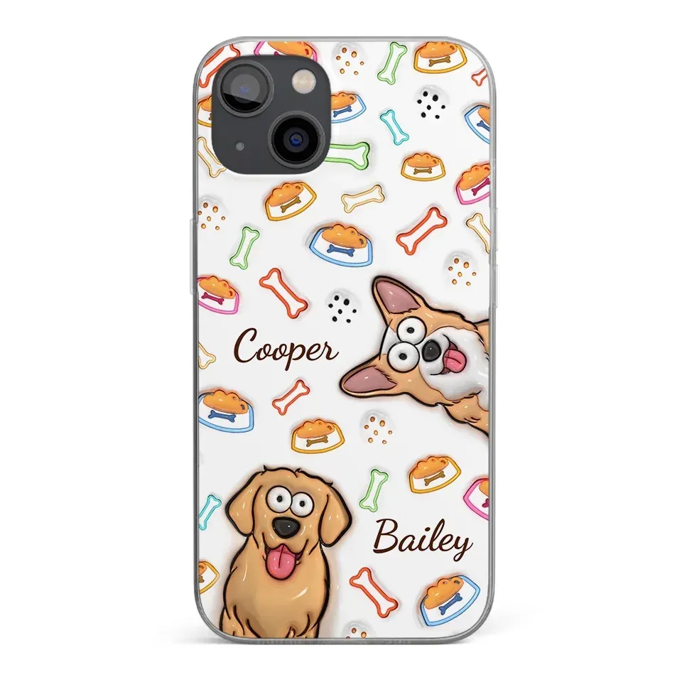 Furry Friends Don��t Just Heal Wounds, They Fill Hearts With Love - Dog Personalized Custom 3D Inflated Effect Printed Clear Phone Case - Gift For Pet Owners, Pet Lovers