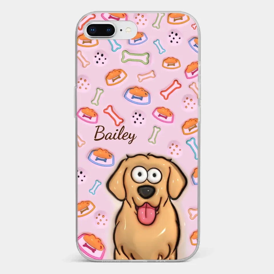 Furry Friends Don��t Just Heal Wounds, They Fill Hearts With Love - Dog Personalized Custom 3D Inflated Effect Printed Clear Phone Case - Gift For Pet Owners, Pet Lovers