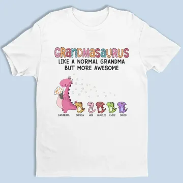 Like A Normal Gigi But More Awesome - Family Personalized Custom Unisex T-shirt, Premium T-shirt, Hoodie - Mother's Day, Gift For Mom, Grandma