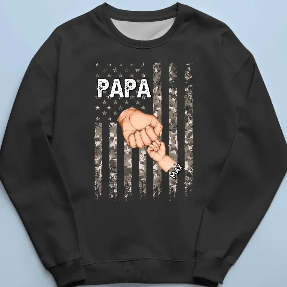 Grandpa Is Like Dad Without Rules - Family Personalized Custom Unisex T-shirt, Hoodie, Sweatshirt - New Arrival, Father's Day, Birthday Gift For Grandpa AMZ