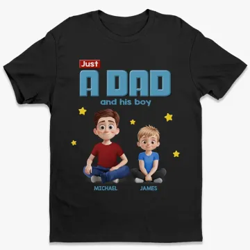 Every Adventure Starts With Dad - Family Personalized Custom Unisex T-shirt, Premium T-shirt, Hoodie - Father's Day, Gift For Dad