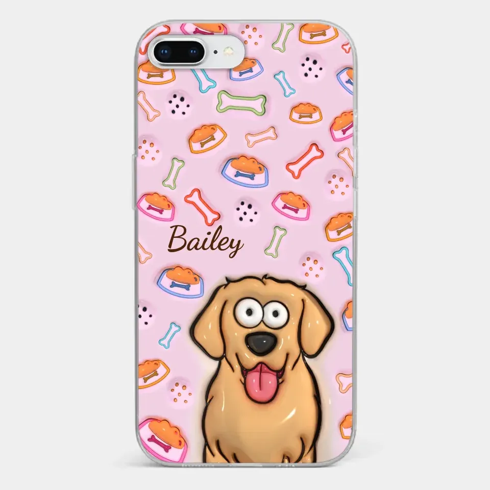 Furry Friends Don��t Just Heal Wounds, They Fill Hearts With Love - Dog Personalized Custom 3D Inflated Effect Printed Clear Phone Case - Gift For Pet Owners, Pet Lovers