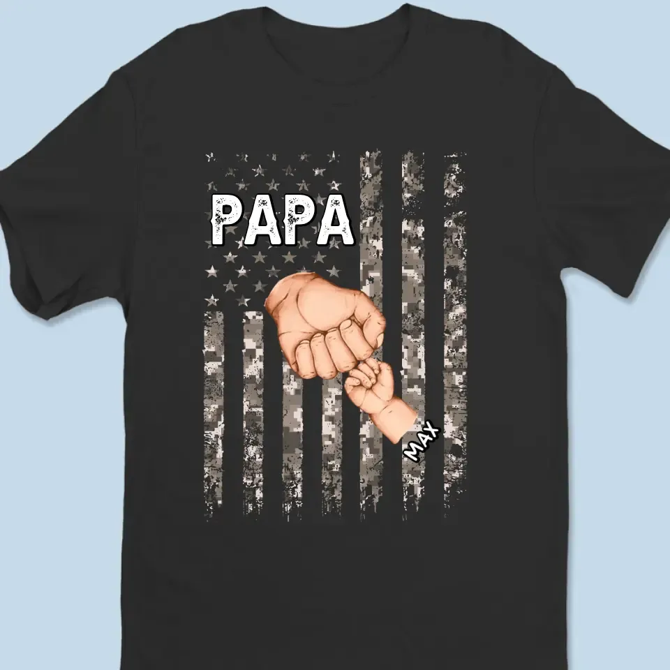 Grandpa Is Like Dad Without Rules - Family Personalized Custom Unisex T-shirt, Hoodie, Sweatshirt - New Arrival, Father's Day, Birthday Gift For Grandpa AMZ
