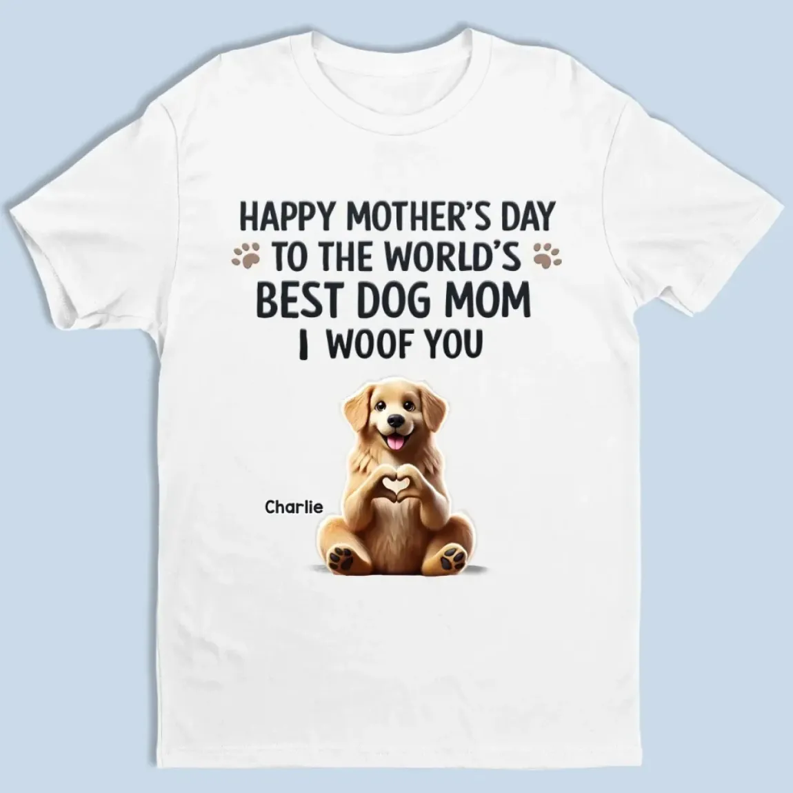 A Dog Mom��s Love Is Unmatched - Dog Personalized Custom Unisex T-shirt, Premium T-shirt, Hoodie - Mother's Day, Gift For Pet Owners, Pet Lovers