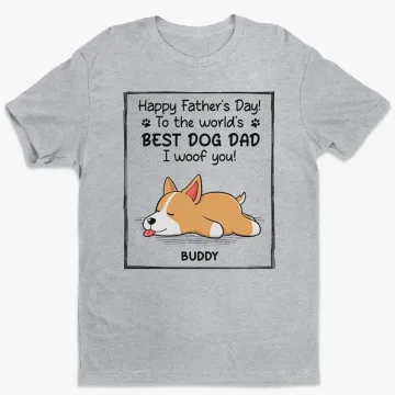 What Dad Really Wants Is A Nap - Dog Personalized Custom Unisex T-shirt, Hoodie, Sweatshirt - Father's Day, Gift For Pet Owners, Pet Lovers