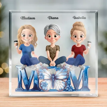 The Only Thing Better Than Being Your Mother - Family Personalized Custom Square Shaped Acrylic Plaque - Mother's Day, Gift For Mom, Daughter