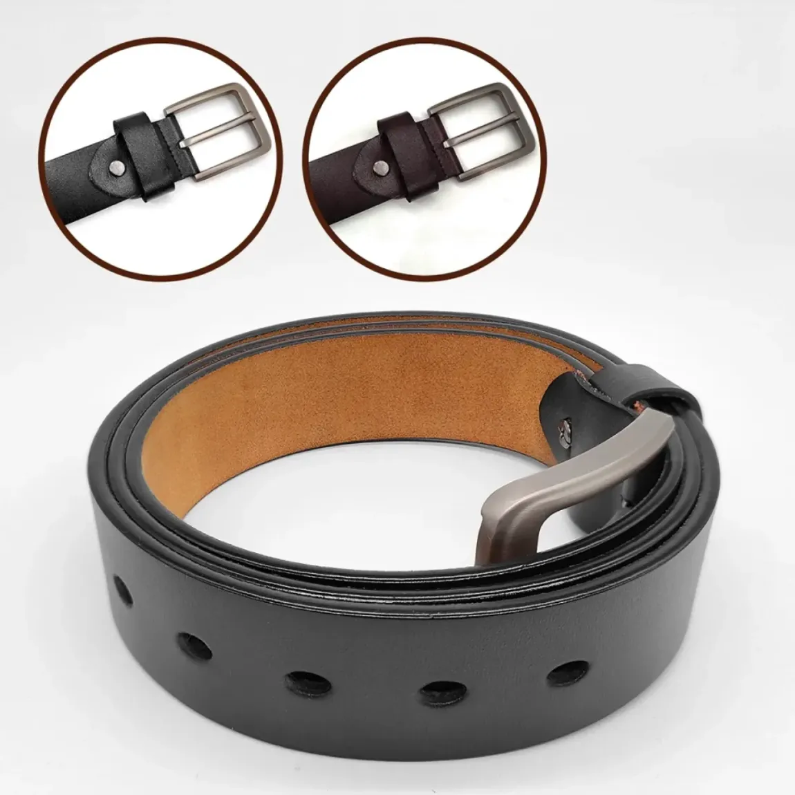 Forever Loved, Always Appreciated - Family Personalized Custom Engraved Leather Belt - Father's Day, Gift For Dad, Grandpa
