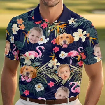 Custom Photo Dad, You��ve Always Been The Coolest - Family Personalized Custom All Over Print Polo Shirt - Father's Day, Gift For Dad, Pet Owners, Pet Lovers