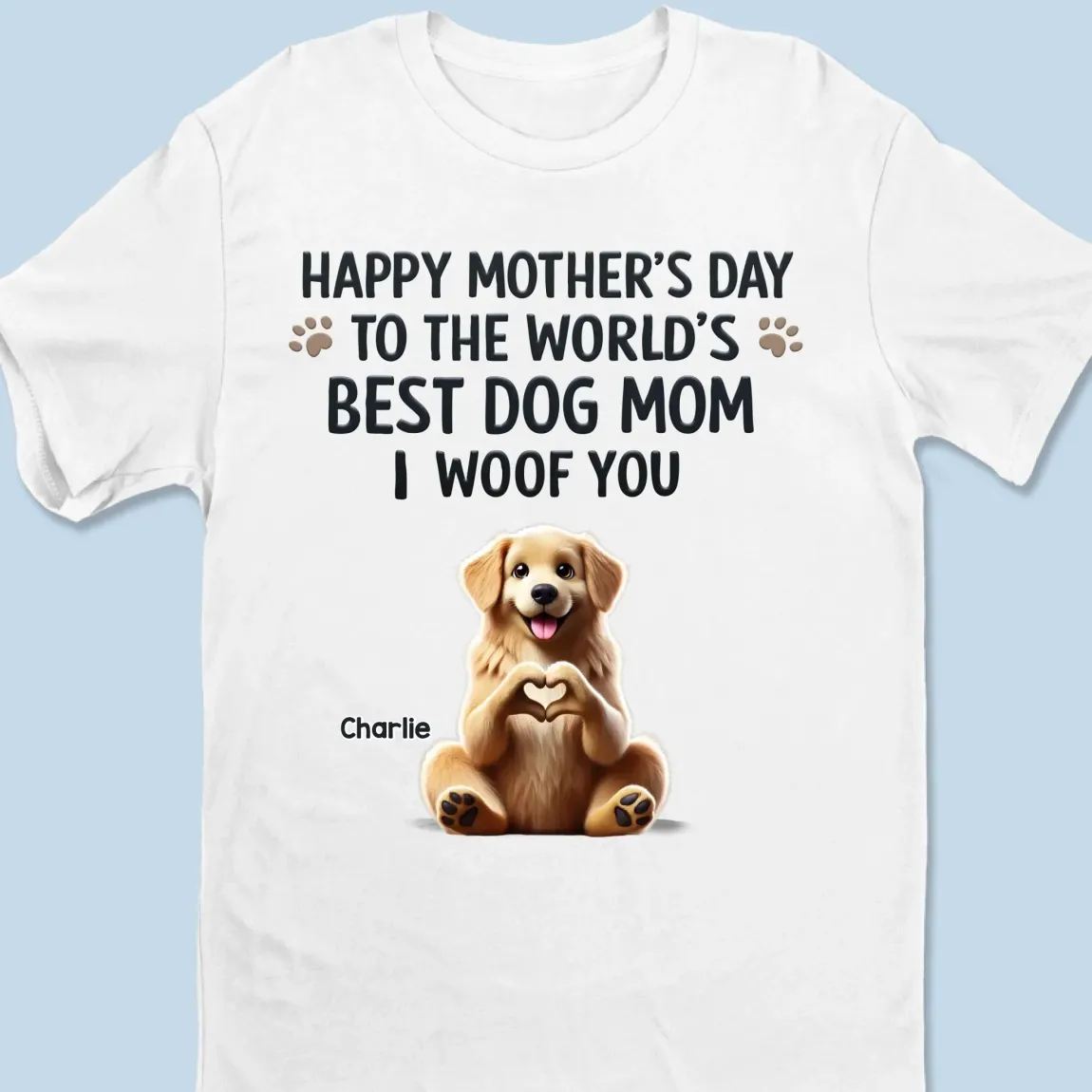 A Dog Mom��s Love Is Unmatched - Dog Personalized Custom Unisex T-shirt, Premium T-shirt, Hoodie - Mother's Day, Gift For Pet Owners, Pet Lovers