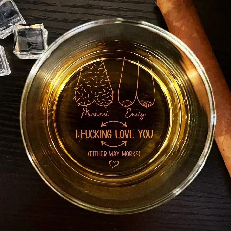 You Are My Heart��s Greatest Joy - Couple Personalized Custom Whiskey Glass - Gift For Husband Wife, Anniversary