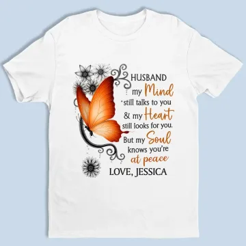 We Are Bound By Love And Wings - Memorial Personalized Custom Unisex T-shirt, Premium T-shirt, Hoodie - Sympathy Gift For Family Members