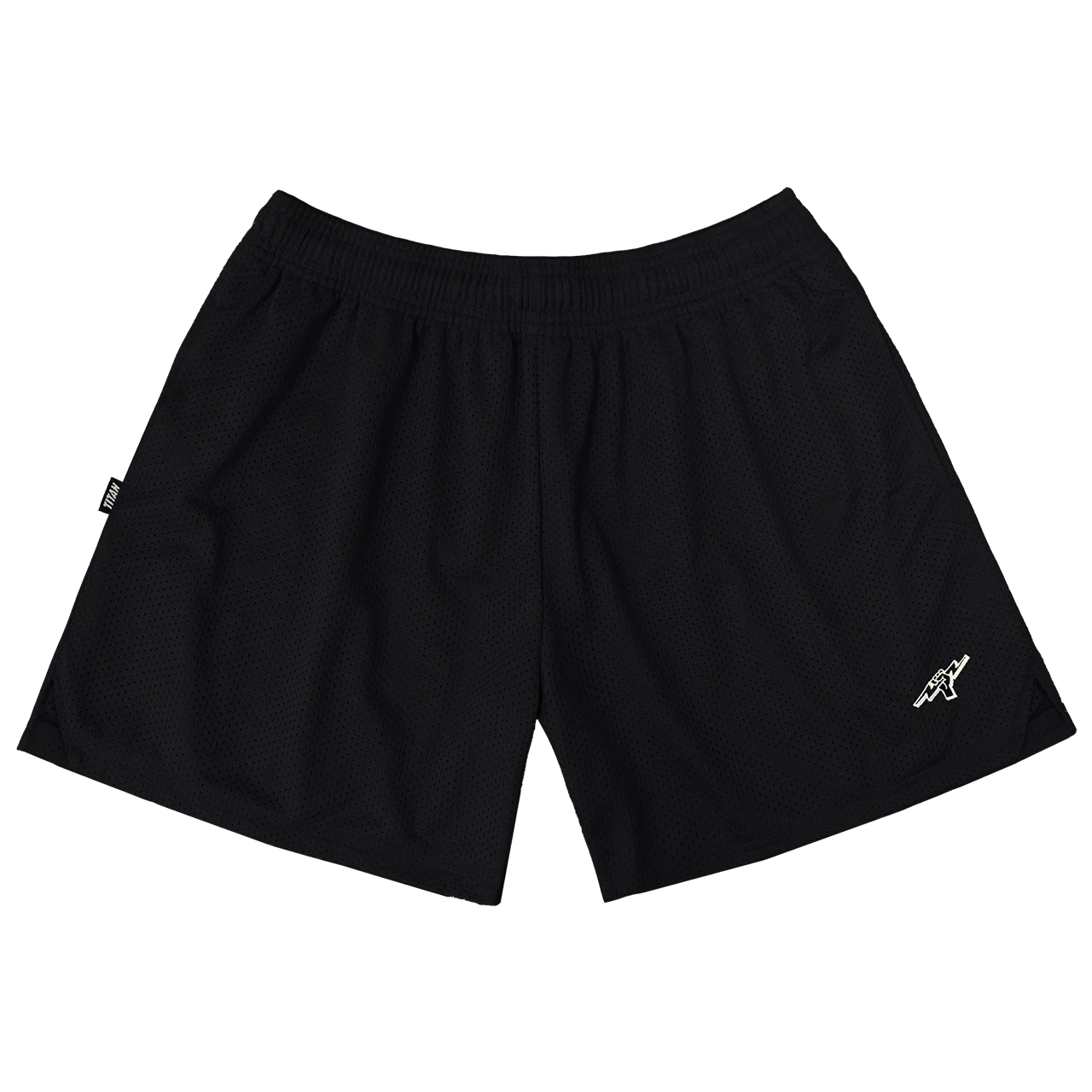 Titan Staples Fist Logo Women's Performance Shorts - Black