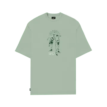 Titan Hoops Talk Twilight Tee - Seafoam