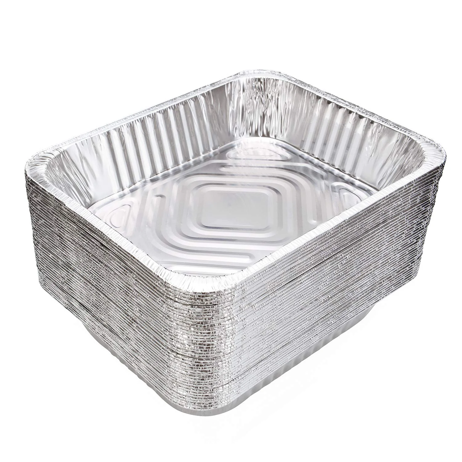 9x13 Aluminum Pans Disposable (30-Pack) - HEAVY DUTY - Half-Size Deep Foil Pans. Great for Baking, Cooking, Grilling, Serving & Lining Steam-Table Trays/Chafers. Pan Size - 12 1/2' x 10 1/4' x 2 1/2'