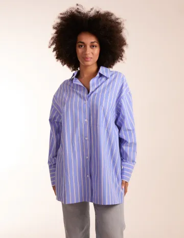 Oversized Pinstripe Shirt