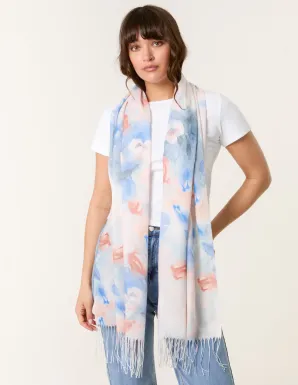 Floral Print Scarf