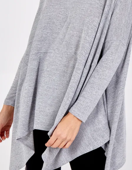 Oversized Hanky Hem Top