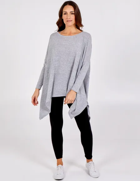 Oversized Hanky Hem Top