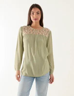 Embroidered Top