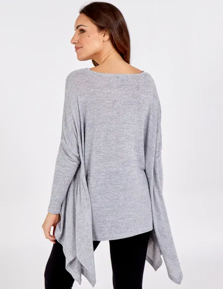 Oversized Hanky Hem Top