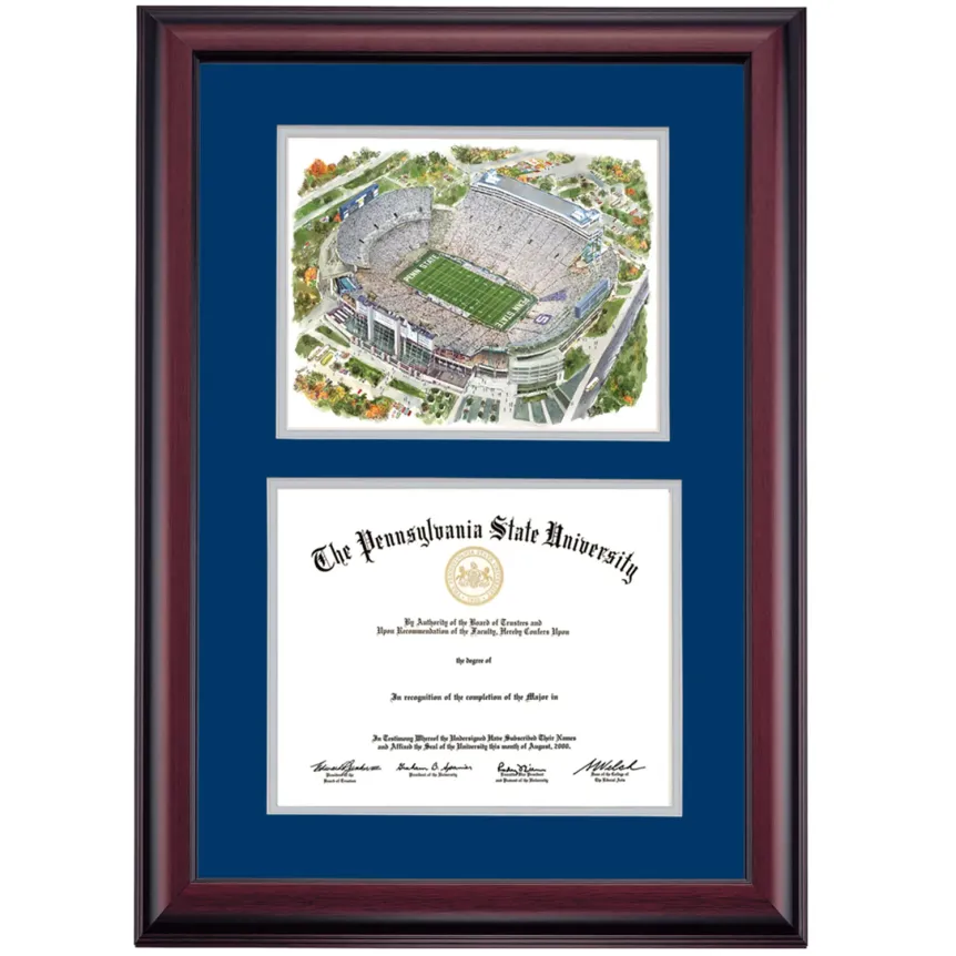 Penn State Premier Beaver Stadium Diploma Frame