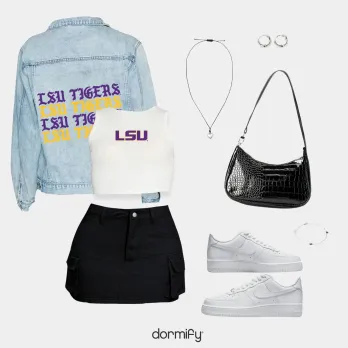 LSU Ribbed Tanktop