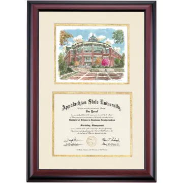 Appalachian State Premier Belk Library Diploma Frame