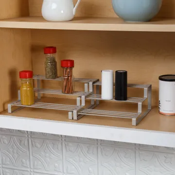 3-Tier Adjustable Spice Rack Organizer
