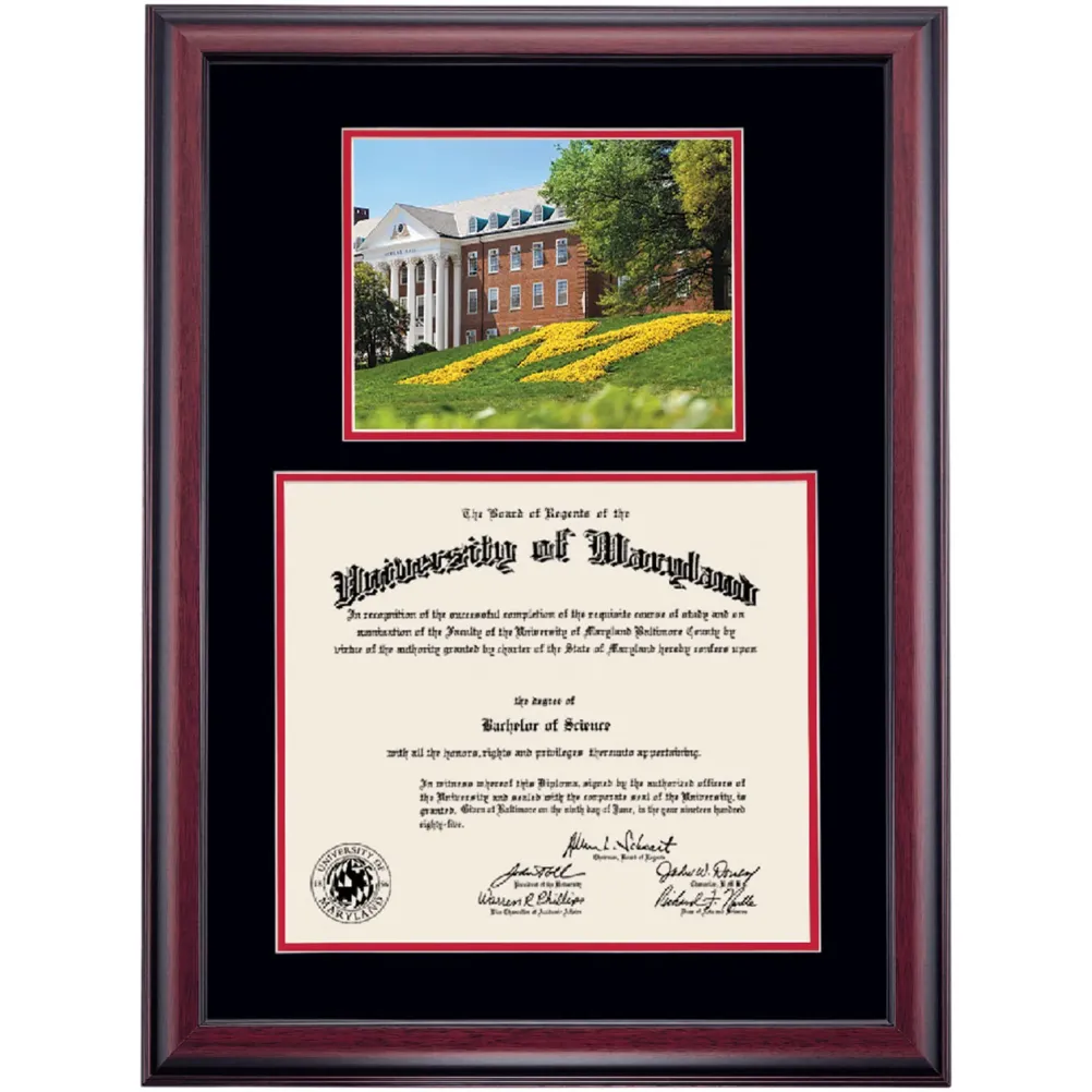 Maryland Premier the Maryland Landmark M Diploma Frame